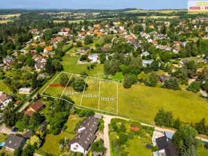 Prodej pozemku pro bydlení, Kamenice - Nová Hospoda, Nová, 1233 m2