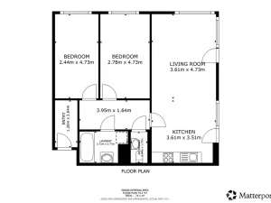 Pronájem bytu 3+kk, Praha - Řeporyje, Haenkeho, 74 m2