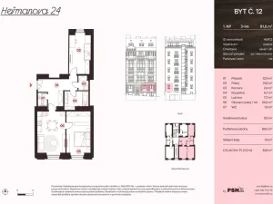 Prodej bytu 3+kk, Praha, Heřmanova, 75 m2