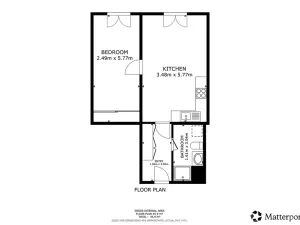 Pronájem bytu 2+kk, Praha - Žižkov, Hartigova, 47 m2