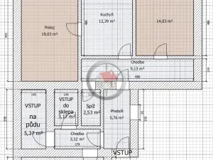 Prodej rodinného domu, Třebíč - Slavice, 85 m2