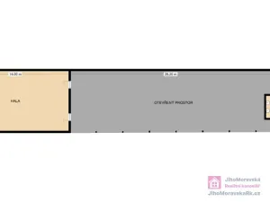 Pronájem skladu, Velké Pavlovice, Nádražní, 315 m2