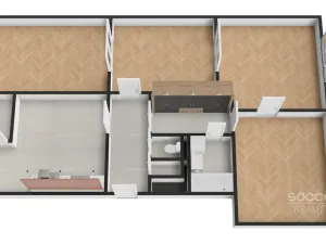 Pronájem bytu 4+1, Praha - Střešovice, Patočkova, 112 m2