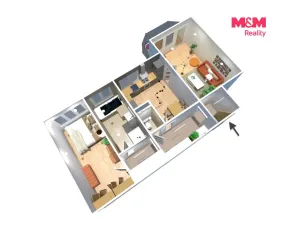 Prodej bytu 2+1, České Budějovice - České Budějovice 2, Krčínova, 72 m2