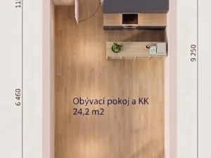 Pronájem bytu 1+kk, Slaný, Lázeňská, 37 m2
