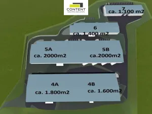 Pronájem výrobních prostor, Mírová, 1800 m2