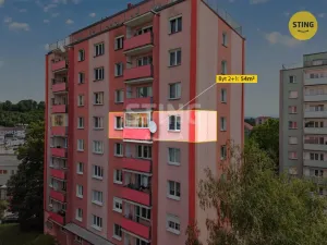 Prodej bytu 2+1, Valašské Meziříčí, Krátká, 54 m2