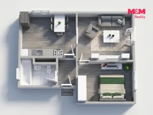 Prodej bytu 2+1, Horní Slavkov, Poštovní, 54 m2