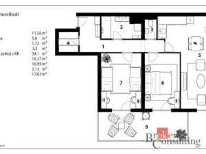 Prodej bytu 3+kk, Pardubice - Ohrazenice, U Sportovní školy, 92 m2