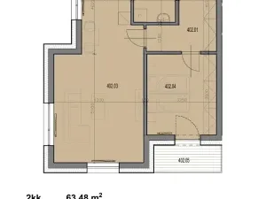Prodej bytu 2+kk, Plzeň, V Malé Doubravce, 63 m2