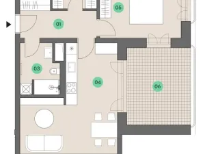 Prodej bytu 2+kk, Praha - Lochkov, U sladovny, 58 m2