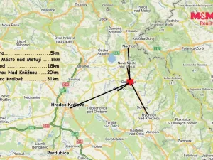 Pronájem bytu 1+1, Dobruška, Domašínská, 40 m2