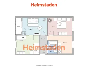 Pronájem bytu 3+1, Karviná - Nové Město, Janského, 70 m2