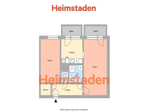 Pronájem bytu 2+1, Frýdek-Místek - Místek, Československé armády, 58 m2