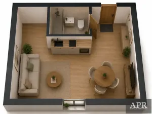 Pronájem bytu 2+kk, Uherský Brod, Kaunicova, 54 m2