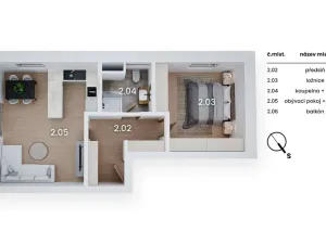 Prodej bytu 2+kk, Lázně Bohdaneč, Šípkova, 56 m2