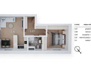 Prodej bytu 2+kk, Lázně Bohdaneč, Šípkova, 56 m2