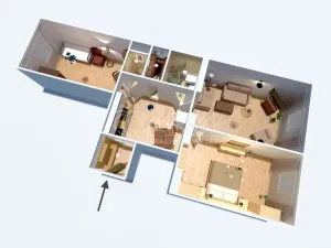 Pronájem bytu 3+1, Praha - Žižkov, Hartigova, 75 m2