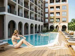 Prodej bytu 1+kk, Golem, Albánie, Mali i Robit, 41 m2