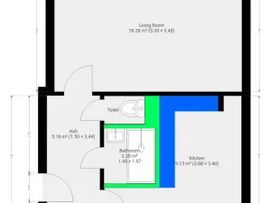Pronájem bytu 1+1, Ostrava - Zábřeh, Výškovická, 40 m2