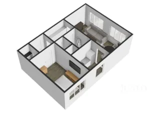 Prodej bytu 2+1, Praha - Kobylisy, Šimůnkova, 46 m2