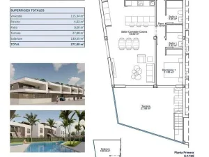 Prodej rodinného domu, Pilar de La Horadada, Alicante, Španělsko, 115 m2