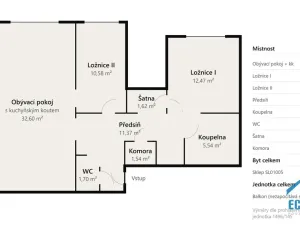 Prodej bytu 3+kk, Praha - Stodůlky, Symfonická, 77 m2