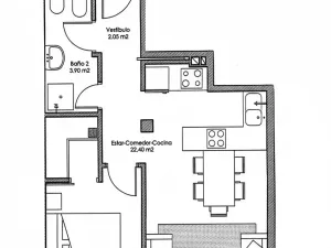 Prodej bytu 2+1, Cartagena, Španělsko, 52 m2