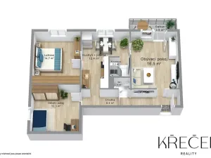 Pronájem bytu 3+1, Třebíč, Obránců míru, 68 m2