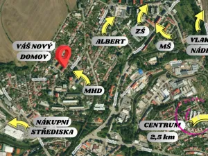Pronájem bytu 2+1, Jihlava, Sokolovská, 56 m2