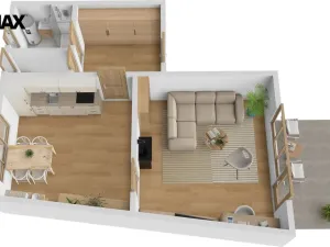 Prodej bytu 1+1, Hronov, Husova, 50 m2
