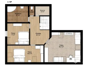 Prodej rodinného domu, Měšice, Na Blatech, 153 m2