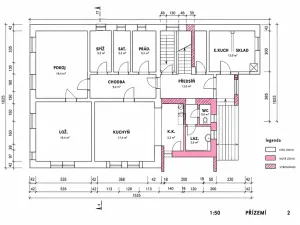 Prodej rodinného domu, Dašice, Nábřeží, 120 m2