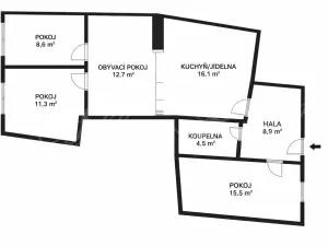 Prodej bytu 4+kk, Brno - Zábrdovice, Koliště, 76 m2