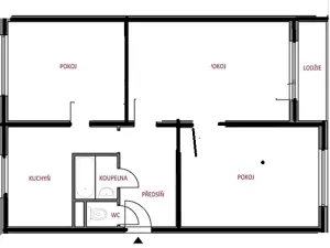 Prodej bytu 3+1, Hradec Králové, Kpt. Fechtnera, 70 m2