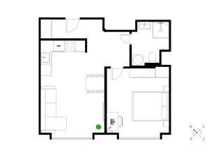 Prodej bytu 2+kk, Praha - Vršovice, Ruská, 42 m2