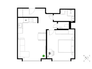 Prodej bytu 2+kk, Praha - Vršovice, Ruská, 42 m2