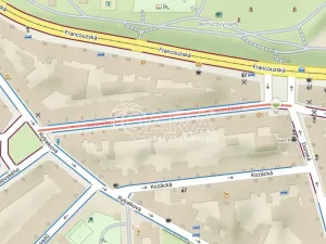 Pronájem garážového stání, Praha - Vinohrady, Voroněžská