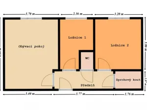 Prodej bytu 3+kk, Mladá Boleslav - Mladá Boleslav III, Jičínská, 51 m2