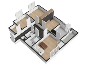 Pronájem bytu 3+1, Praha - Háje, Anežky Malé, 77 m2