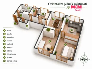 Prodej bytu 3+1, Golčův Jeníkov, Nám. T. G. Masaryka, 99 m2
