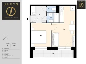 Prodej bytu 2+kk, Kladno, Holandská, 41 m2