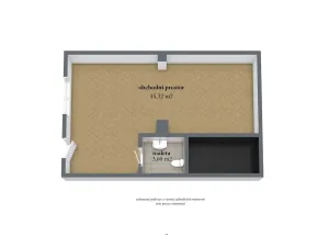 Pronájem obchodního prostoru, Praha - Žižkov, Husitská, 49 m2