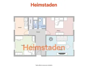 Pronájem bytu 3+1, Karviná - Nové Město, Čapkova, 76 m2