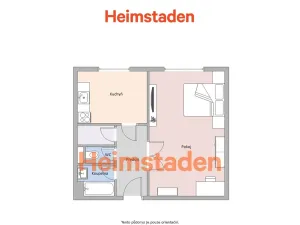 Pronájem bytu 1+1, Karviná - Nové Město, Urxova, 36 m2