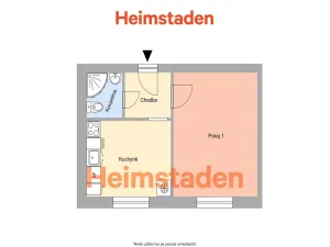 Pronájem bytu 1+1, Havířov - Šumbark, Slovenského národního povstání, 27 m2