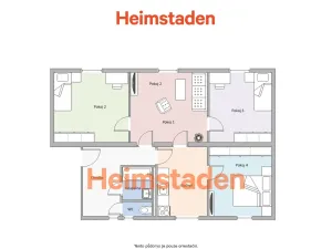 Pronájem bytu 4+1, Havířov - Šumbark, Klimšova, 85 m2