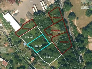 Prodej pozemku pro bydlení, Krupka, Prokopská, 883 m2
