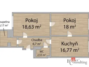 Prodej bytu 2+1, Plzeň - Jižní Předměstí, Dobrovského, 61 m2