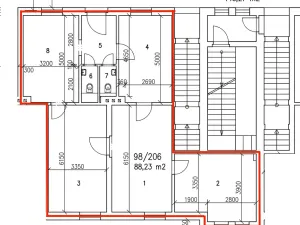 Pronájem kanceláře, Ostrava, Mírová, 104 m2
